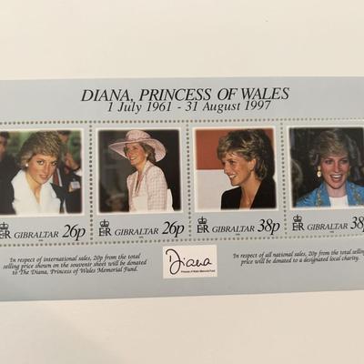 Gibraltar Diana Princess of Wales commemorative stamp set