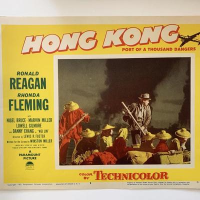 Hong Kong original 1951 vintage lobby card