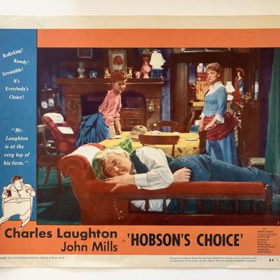 Hobson's Choice original 1954 vintage lobby card