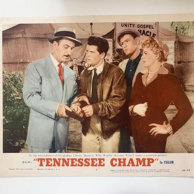 Tennessee Champ 1954 vintage lobby card