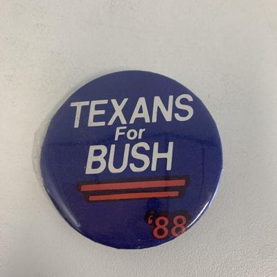 Texas for Bush pin 