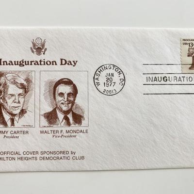 Jimmy Carter Inauguration Day Cover