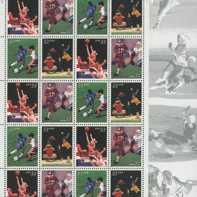 Youth Team Sports, Full Sheet of 20