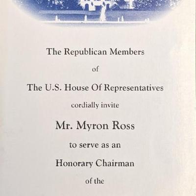 2006 President's Dinner Invitation