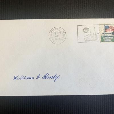 William August Schulze signed first day cover 