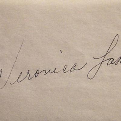 Veronica Lake signature slip 