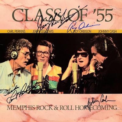 Roy Orbison, Johnny Cash, Jerry Lee Lewis signed album