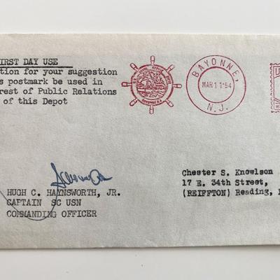 WWII Signed First Day Cover