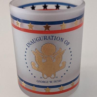Bush/Cheney 2001 Inauguration Shot Glass (Red, White, Blue)