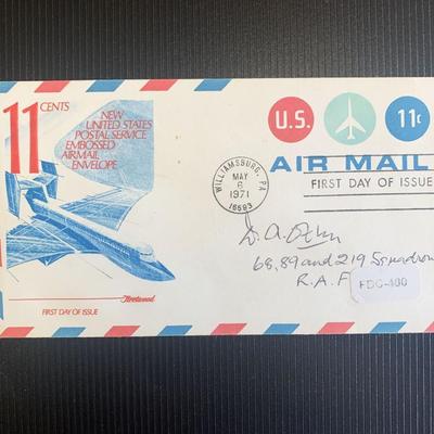 Douglas Oxby signed first day cover