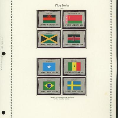 United Nations New York Stamps 1983