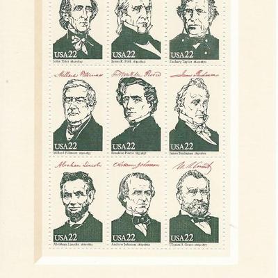 Presidents of the United States: II Souvenir Stamp Sheet
