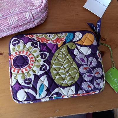 NEW VERA BRADLEY MAKEUP BAG & ITS JUDY TIME TRAVEL ORGANIZER AND BAG