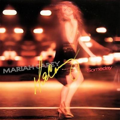 Mariah Carey signed Someday single 