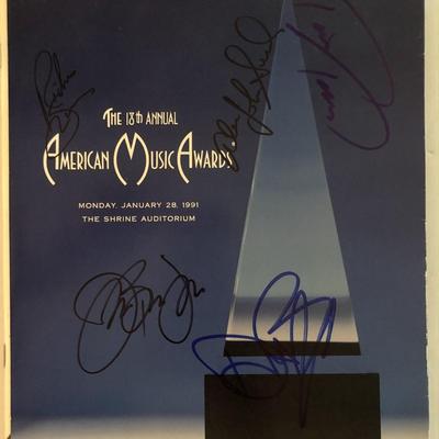 Bon Jovi signed American Music Awards attendee program