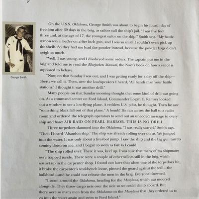 WWII George Smith Signed Magazine Page