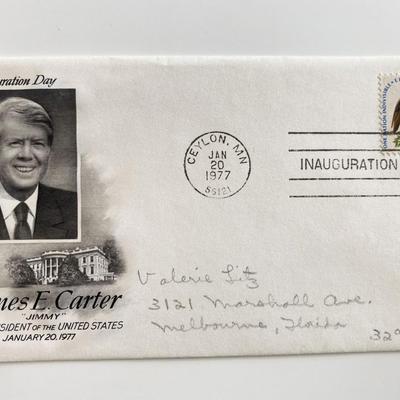 Jimmy Carter Inauguration Day Cover 