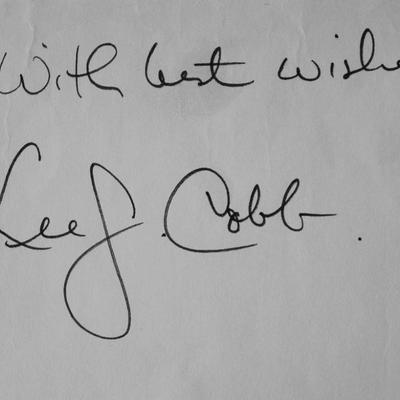 Death of a Salesman Lee J. Cobb signature slip 