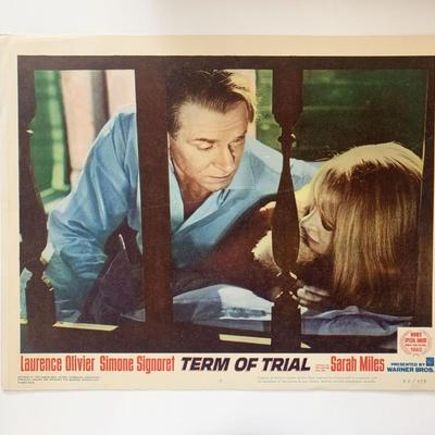 Term of Trial 1962 vintage lobby card