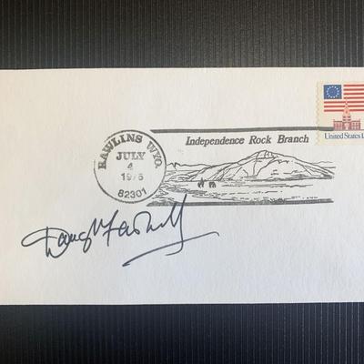 Douglas Fairbanks Jr signed first day cover