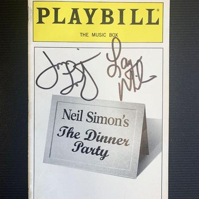 Jon Lovitz and Larry Miller Signed Playbill