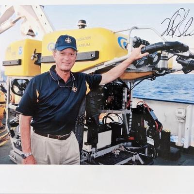 Robert Duane Ballard signed photo