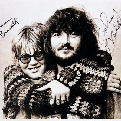 Delaney Bramlett & Bonnie Bramlett signed promo photo 