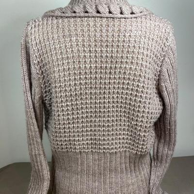 Rose collar cardigan sweater Large