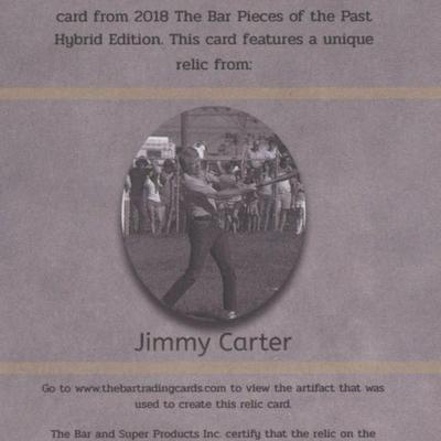 Jimmy Carter piece of relic