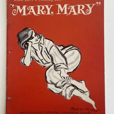 A Funny Thing Happened on the Way to the Forum cast signed program