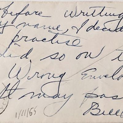 Vintage signature