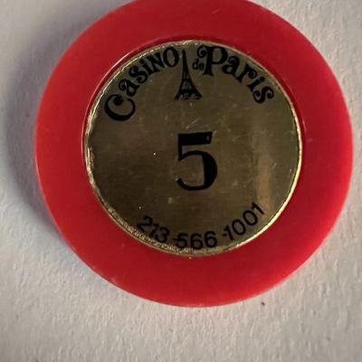 Casino Paris poker chip