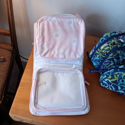 2 VERA BRADLEY BAGS AND A TRAVEL ORGANIZER