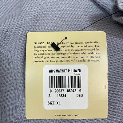 NWT Woolrich Fine guage Cotton sweater XL