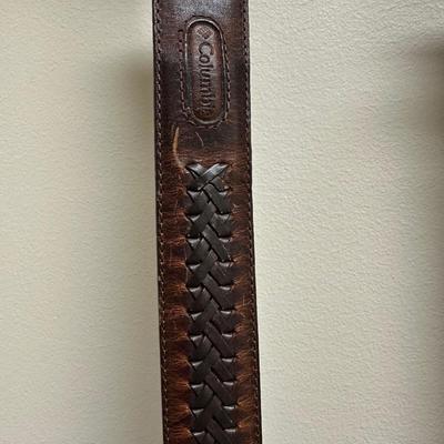 Men’s Leather Belts including Columbia, Fossil and More!