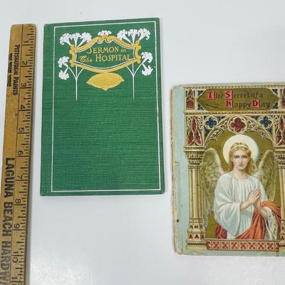 2 Antique Books - The Hospital for Broken Resolutions & The Secret of Being Happy
