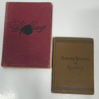 Lot of 2 Antique Spelling Books