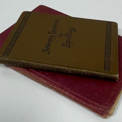 Lot of 2 Antique Spelling Books