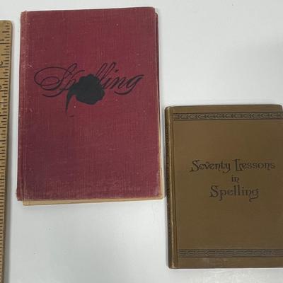 Lot of 2 Antique Spelling Books