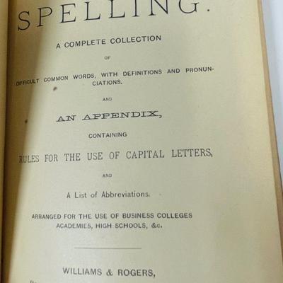 Lot of 2 Antique Spelling Books
