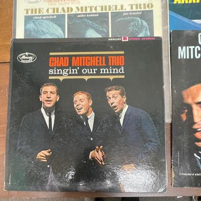 Vintage Vinyl Record Album Lot - Chad Mitchell Trio - 4 Albums 33rpm