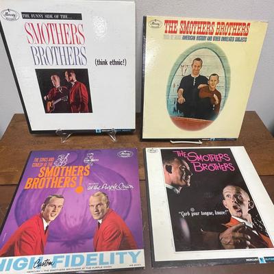 Vintage Vinyl Album Lot: 4 Smothers Brothers Albums