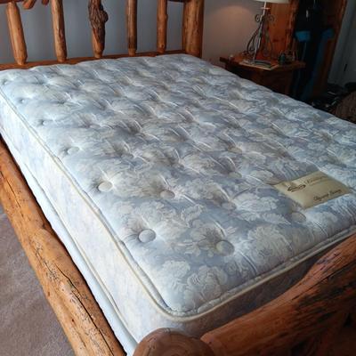 GORGEOUS! 1 OF A KIND! QUEEN SIZE PINE LOG BED