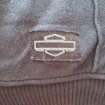 MEN'S HARLEY DAVIDSON SHIRT (XL) AND SWEATER (L)