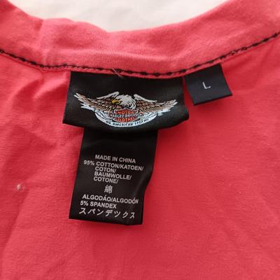 4 LADIES HARLEY DAVIDSON SHIRTS SIZE LARGE