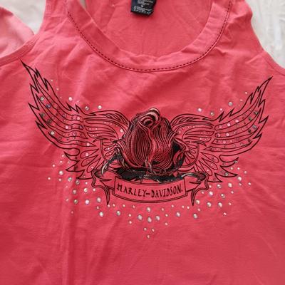 4 LADIES HARLEY DAVIDSON SHIRTS SIZE LARGE