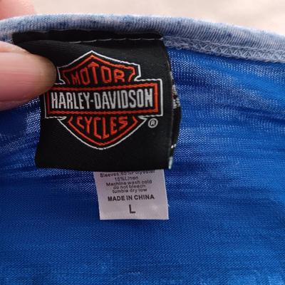 4 LADIES HARLEY DAVIDSON SHIRTS SIZE LARGE