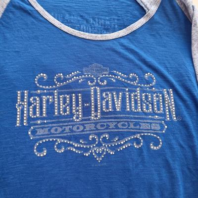 4 LADIES HARLEY DAVIDSON SHIRTS SIZE LARGE