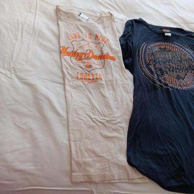 4 LADIES PLUS SIZE HARLEY DAVIDSON SHIRTS