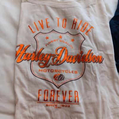 4 LADIES PLUS SIZE HARLEY DAVIDSON SHIRTS